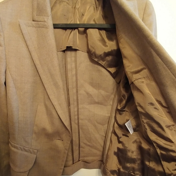 Akris Punto 100% Wolle-laine-wool Beige Blazer - Picture 4 of 14